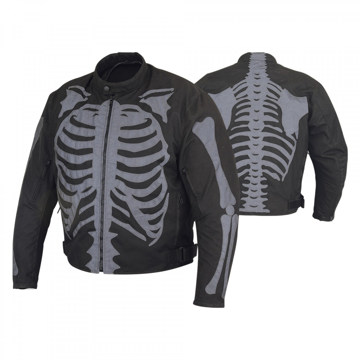 MEN'S MOTORCYCLE SKELETION JACKET